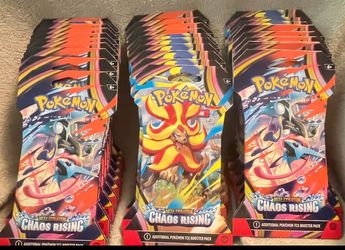 Pokémon TCG Mega Evolution Chaos Rising Booster Packs