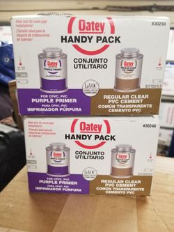 Oatey PVC Cement with Primer (2-boxes)