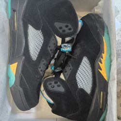 Jordan 5 Aquas Size 10