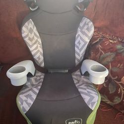 Evenflo High-Back Booster Car Seat – Clean & Safe