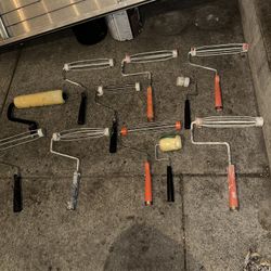 Paint Rollers, Brushes, & Roof Brackets