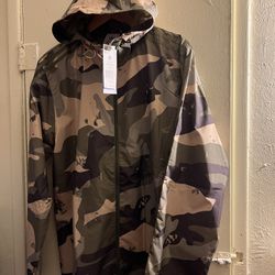 Mens Adidas Como Graphic Windbreaker Jacket Sz Med
