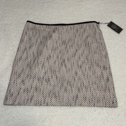 Vince Camuto Women Pink Tweed A-line Mini Skirt 