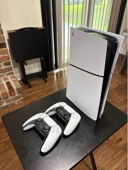 PS5 with Controllers