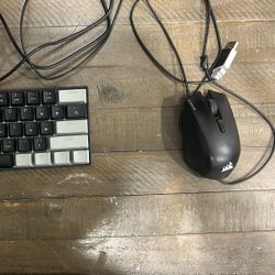 Corsair Harpoon RGB Mouse + MageGee Mechanical Keyboard Bundle (Wired, Great Condition)