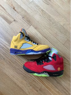 Air Jordan 5 Retro SE GS 'What The' Men’s Size 8 shoes