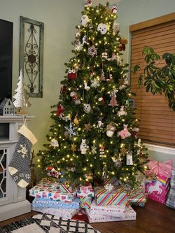 LED Christmas Tree and Decorations