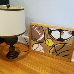 Melissa &Doug Cork Board And CHAMP Lamp 