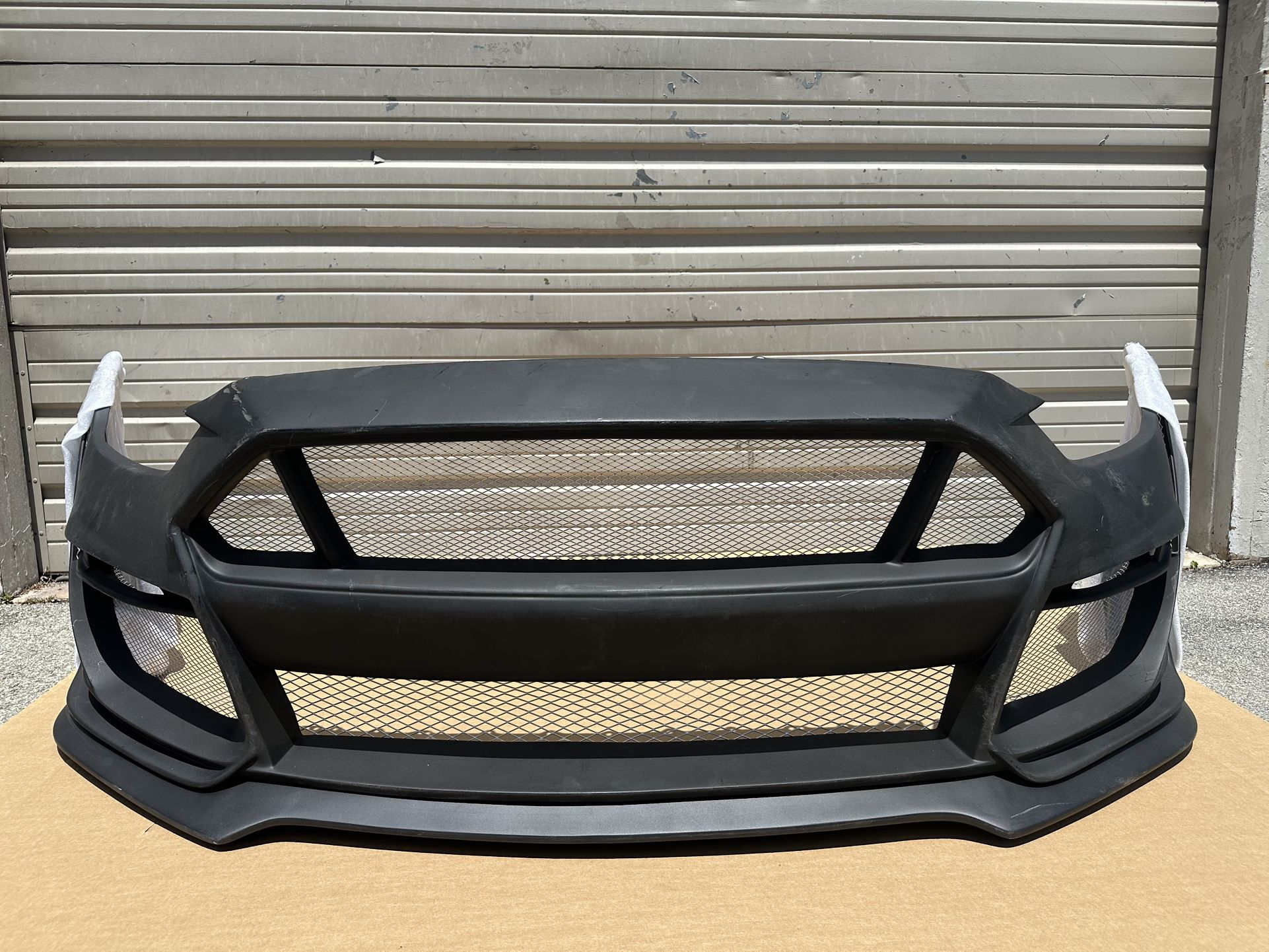 2015 2016 2017 Ford Mustang GT500 Look Fiberglass Front Bumper