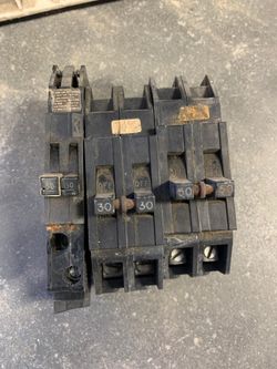 Zinco breakers 50,30 amp 240v