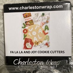 NIB 6 Pcs. Large Xmas Cookie Cutters.