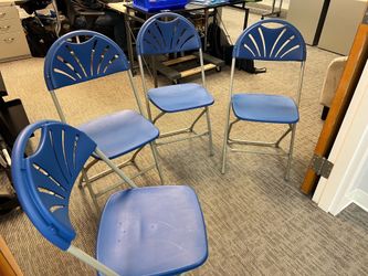 Folding chairs - very like new!