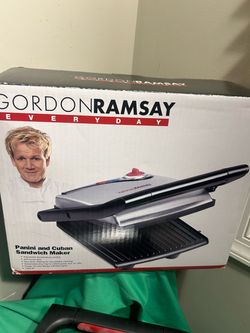 New Gordon Ramsay panini & Cuban sandwich maker