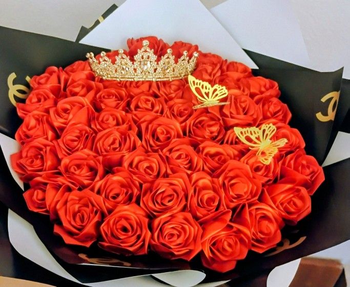 50 Forever Roses Bouquet