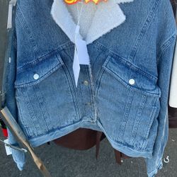 Cashmere denim jacket