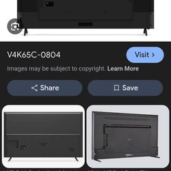 Vizio 65" TV walmounted setup