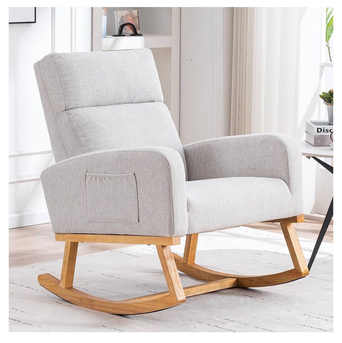Grey Rocking Chair 