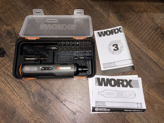 Worx WX240L.1 4V 3-Speed Screwdriver with 26 Accessories