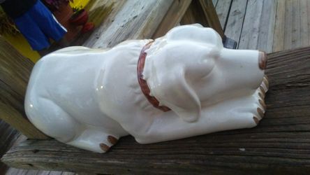 Ceramic dog