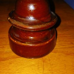 Vintage Brown Insulator 