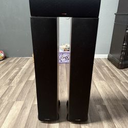 Polk Audio Tower And Center Speaker