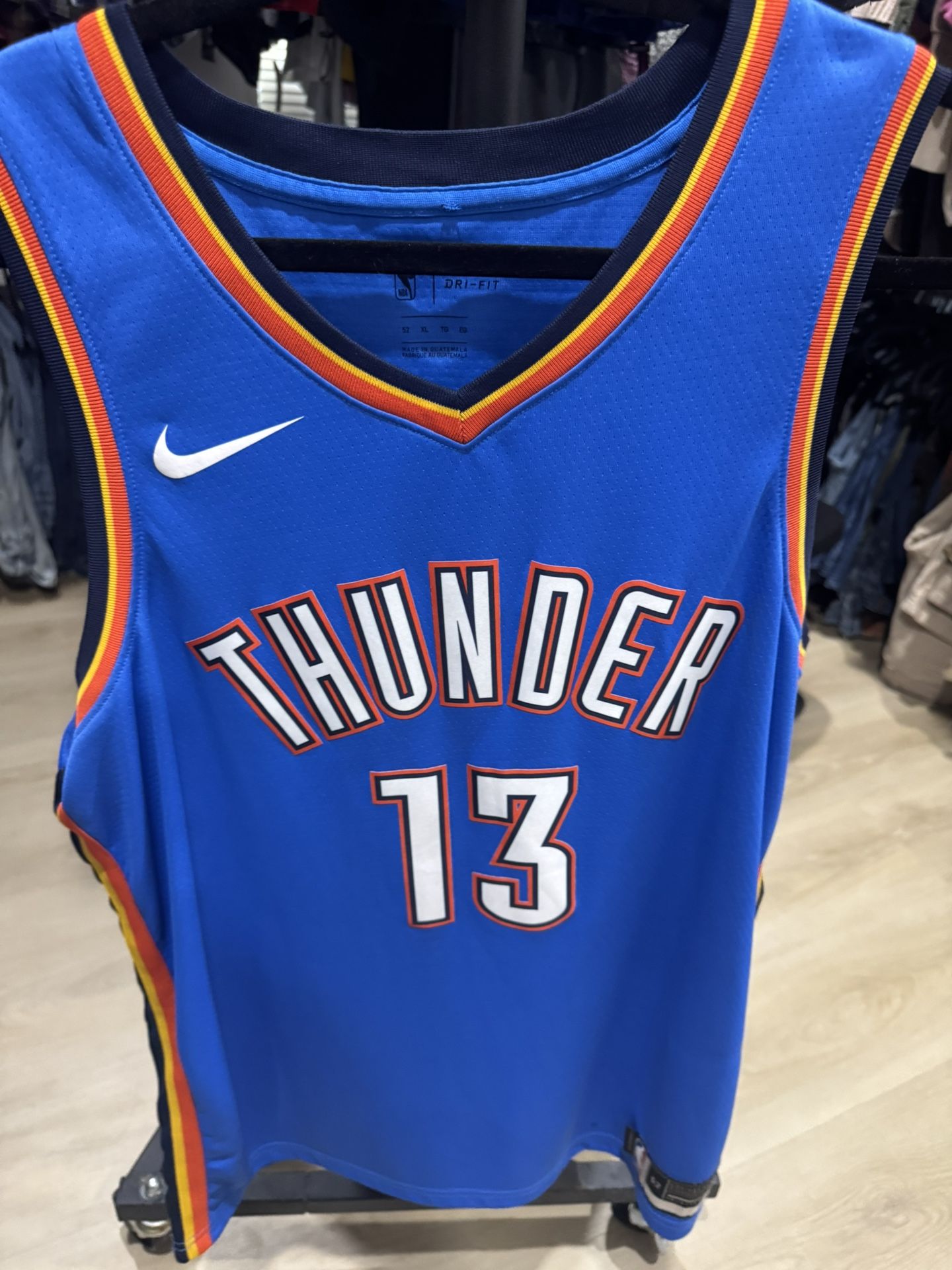 Paul George Nike Thunder Jersey