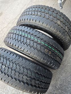 3 tires bridgestone LT 10 ply neww 275 70 18
