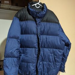 Winter Jacket size L Dark Blue