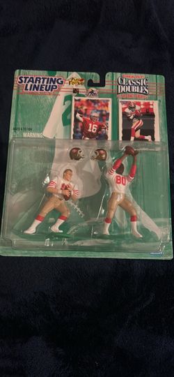 1997 Starting Lineup Classic Doubles Joe Montana Jerry Rice 49ers Sealed