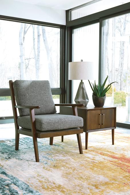 💥3-6 Day's Delivery 💥Zardoni Charcoal Accent Chair by Ashley