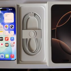 IPhone 16 Pro Max 256 Gigabytes Factory Unlocked Desert Titanium 