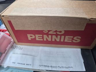 Sealed box pennies.