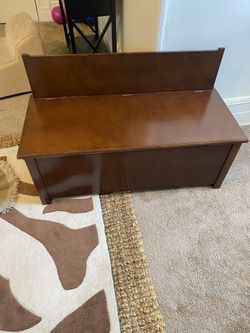 Wooden Storge Bench