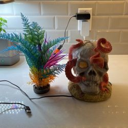 Fish Tank Decoration. RGB LED skull