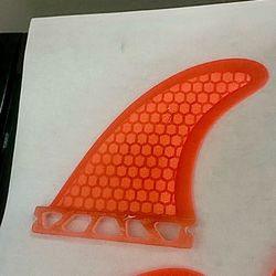 Surfboard fins front new