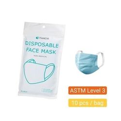 High Quality Standard Face Masks - 10 Count