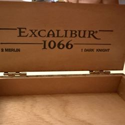 Excalibur 1066 Wooden Cigar Box