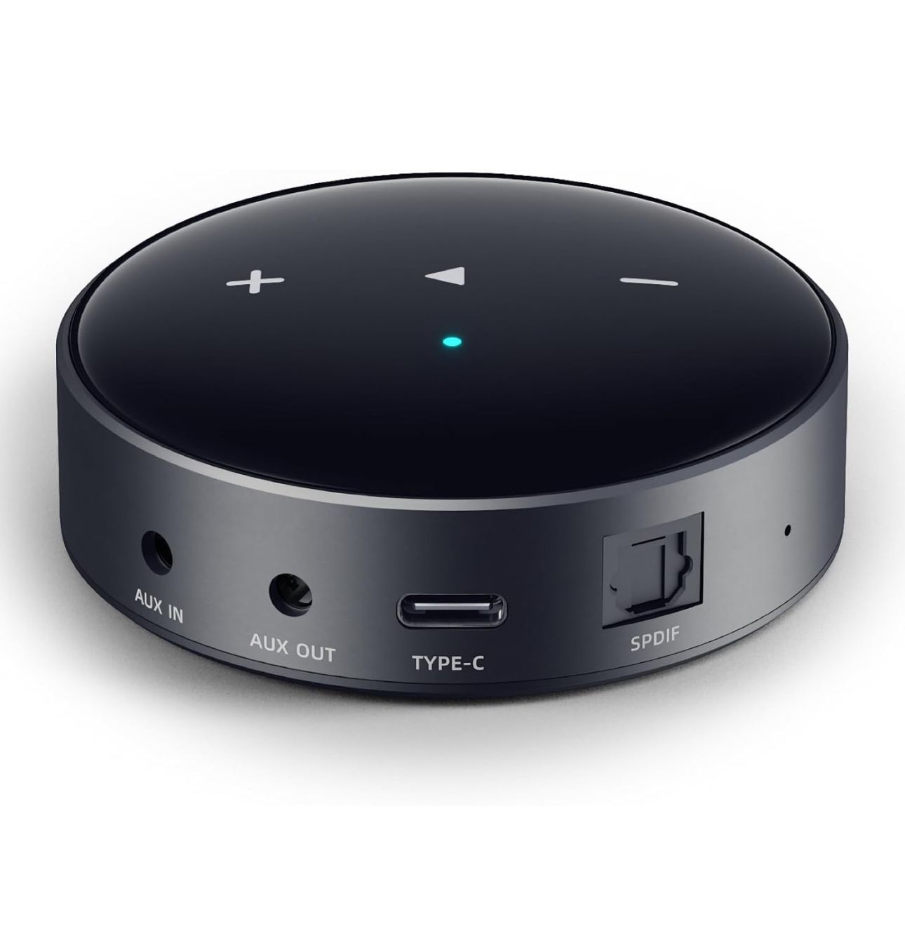 WiiM Mini AirPlay 2 Wireless Audio Streamer, Multiroom Stereo, Preamplifier, Works with Alexa and Siri Voice Assistants, Stream Hi-Res Audio from Spot