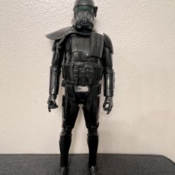 Star Wars Mandalorian Rogue One 18" Death Trooper Figure Black Stormtrooper