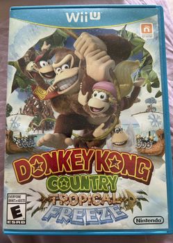 Wii U Donkey Kong Country Tropical Freeze Game
