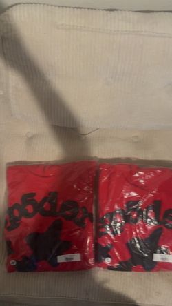 Spider hoodie red