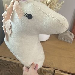 Unicorn Head Wall Accent 