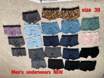 Men's  underwears  (size  30)  -  $2  each  (NEW)
