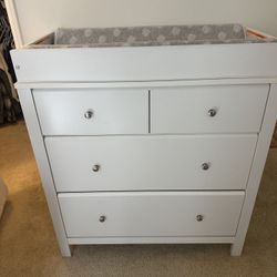 Drawer With Diaper Changing Station