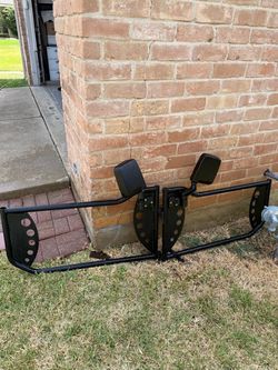 Black Off-Road Bumper with Side Mirrors