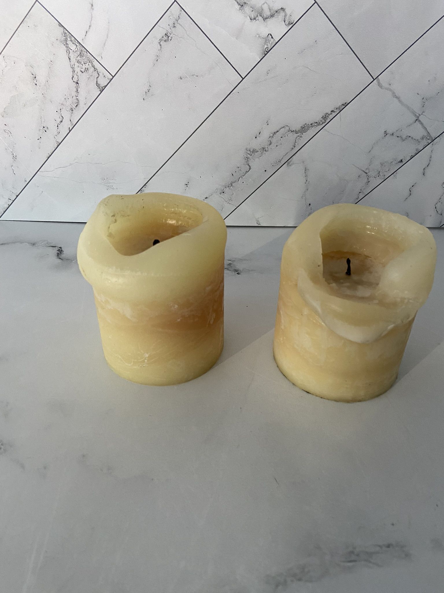 Two used candles