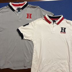 Two Tommy Hilfiger polo t-shirts Size Youth XL 