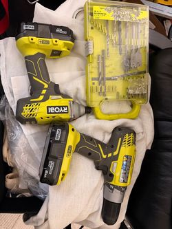 RYOBI ONE+ 18V two-tool set