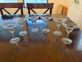 Margarita glasses set of 6