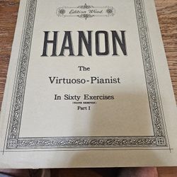 Hanon The Virtuoso-Pianist Sheet Music 1907